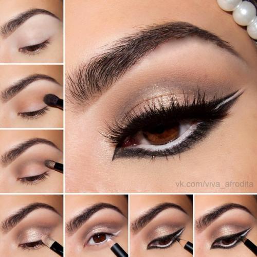 Классика (черный, темно-серый, светлый беж) идеален для серых и серо-голубых глаз при любом цвете волос, -? 02