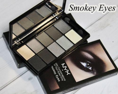 Палетки теней для век NYX 10 Color EYE Shadow Palette. 02