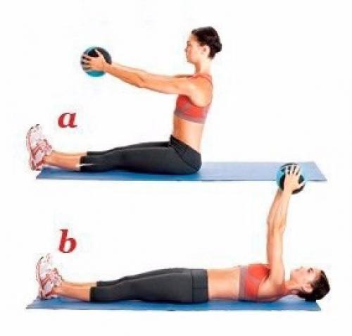 Комплекс упражнений для красивого пресса и тонкой талии! 02