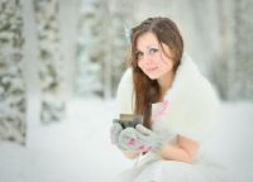 Идеи для зимней фотосессии девушек. 03