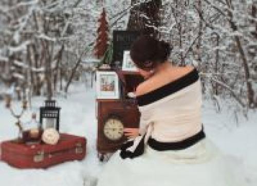 Идеи для зимней фотосессии девушек. 07