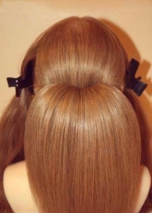 Вечерняя прическа своими руками: 04