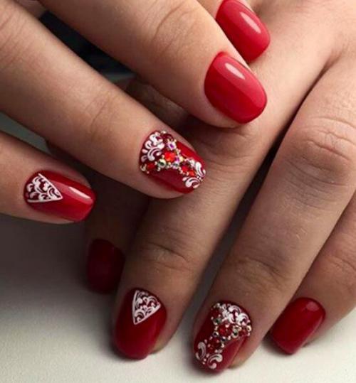 Поговорим о фаворите наступающего года огненной обезьяны - красном маникюре? 06 Поговорим о фаворите наступающего года огненной обезьяны - красном маникюре? 06