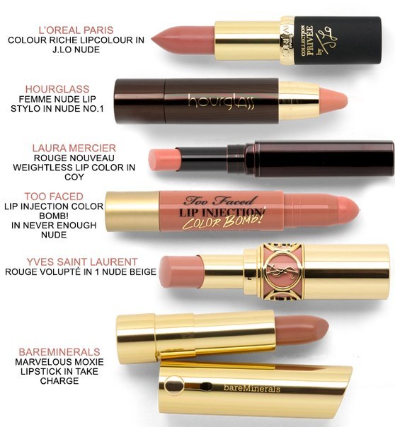 Яркая помада Nude. 02