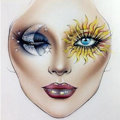 Фейсчарт Sergey Milk и работы по мотивам. 01