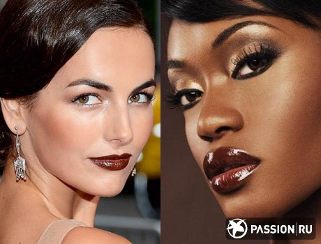 Винная помада: как подобрать и удачно сочетать в макияже. 04