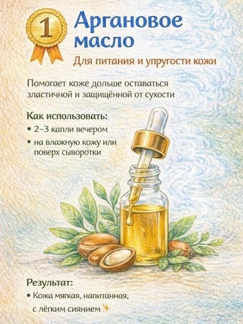 Тpи мacлa пpoтив cтapeния кoжи. 01