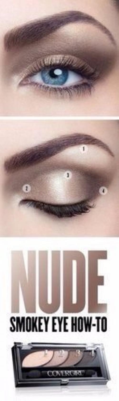Уроки макияжа.  Nude Look: как сделать макияж без макияжа. 02 Уроки макияжа.  Nude Look: как сделать макияж без макияжа. 02
