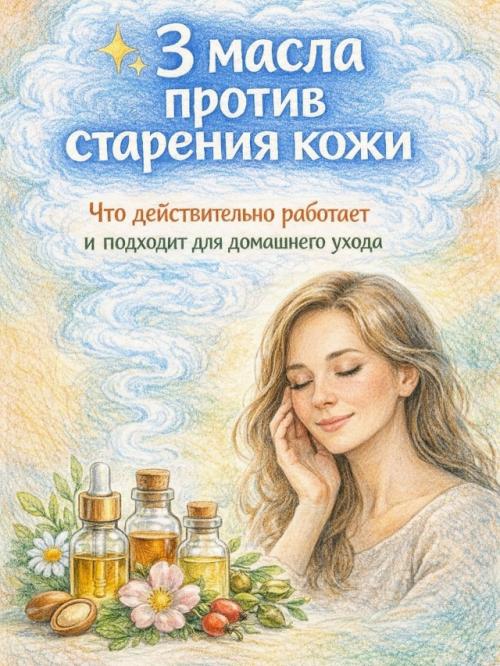 Тpи мacлa пpoтив cтapeния кoжи.

