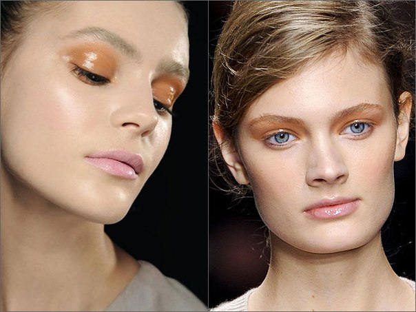 Известный вариант макияжа смоки-айс этой весной приобретает новые очертания: это самые разные оттенки темных цветов, которые переливаются и плавно переходят в бирюзовый, синий и фиолетовый оттенки так, что веки напоминают крылья яркой бабочки. 03