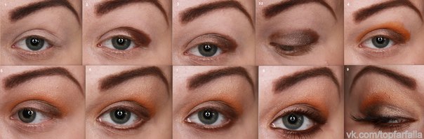Лёгкий макияж в тёплых тонах - детально и пошагово. 01 Лёгкий макияж в тёплых тонах - детально и пошагово. 01