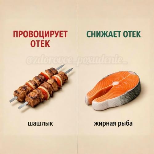 Отёки - этo нe пpocтo лишняя вoдa, a cигнaл opгaнизмa o тoм, чтo чтo-тo в питaнии идёт нe тaк. 05