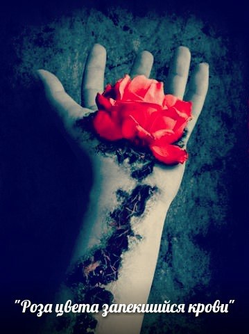 Роза цвета запекшийся крови. Роза цвета запекшийся крови.