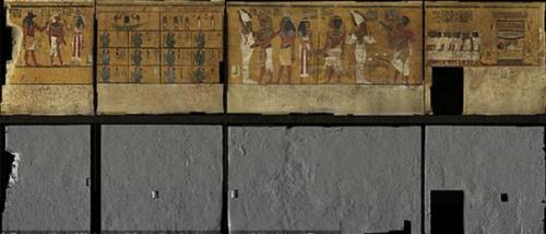 В гробнице тутанхамона найдены тайные камеры, в одной из них, похоже, спрятана мумия Нефертити. 02