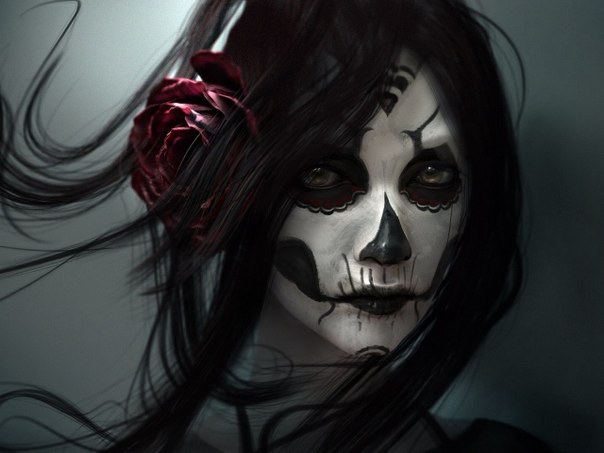 Макияж глаз на ХЭЛЛОУИН. 04 Макияж глаз на ХЭЛЛОУИН. 04