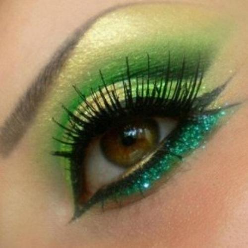 Вечерний макияж для карих глаз 2016. 02