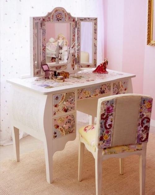 Дамское счастье: как обустроить туалетный столик мечты? 05