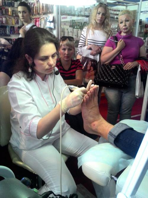 На стенде были показаны такие техники как: 03