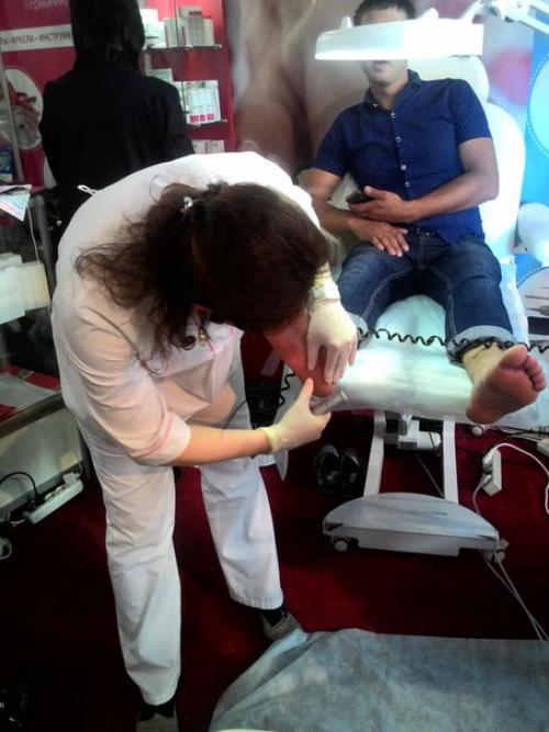 На стенде были показаны такие техники как: 01