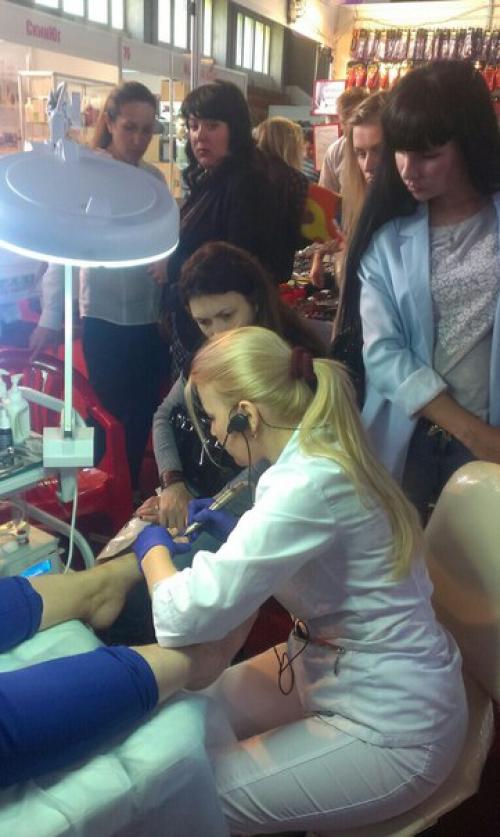 На стенде были показаны такие техники как: 07