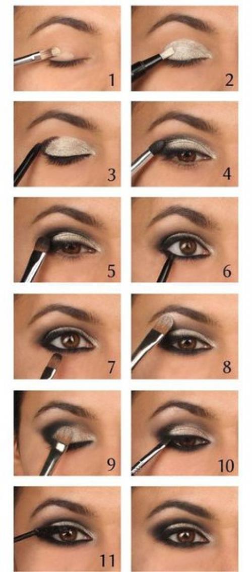 Макияж для карих глаз. 05