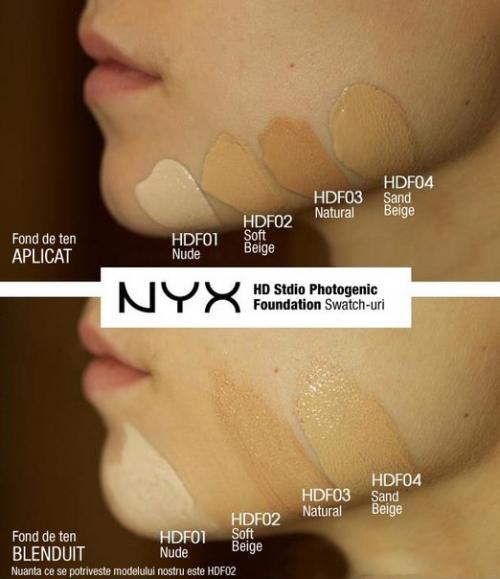 Тональные основы от NYX. 03