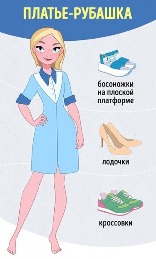 Как подобрать обувь к платью по цвету и рисунку. 04