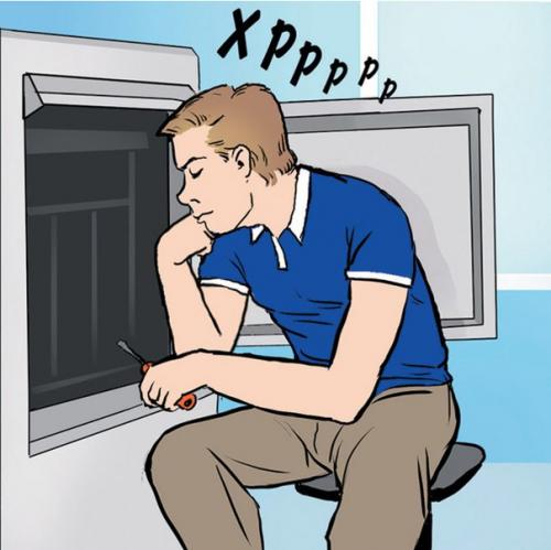 Как незаметно спать на работе. 01