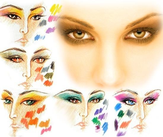 Некоторые правила нанесения макияжа глаз. 01 Некоторые правила нанесения макияжа глаз. 01