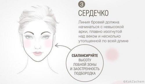 Форма бровей по типу лица. 02 Форма бровей по типу лица. 02