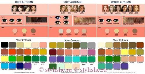 Цветотип женщина - осень: восхитительна и неповторима. 01