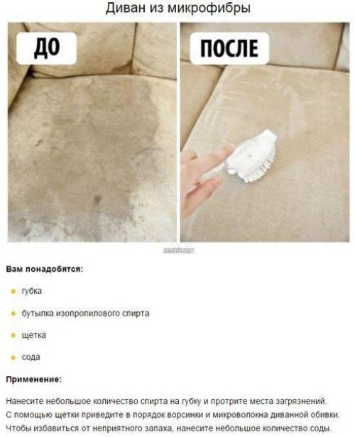 10 хитростей по уборке дома без химии. 08