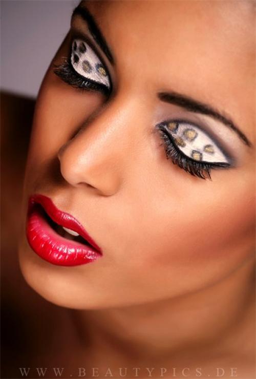 Кошачий макияж.  Среди множества макияжей наиболее ярким, притягательным и соблазнительным является кошачий макияж. 01