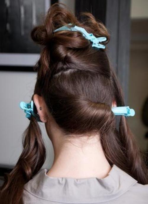 Фото - урок низкая прическа на бок. 01 Фото - урок низкая прическа на бок. 01