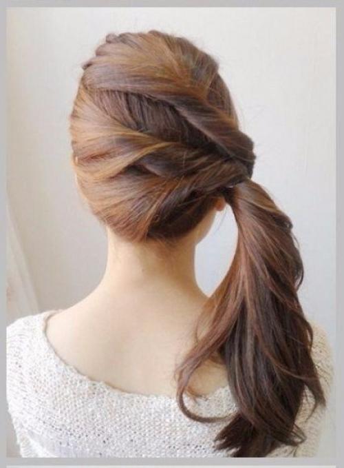 Романтичная прическа на основе хвоста. 06 Романтичная прическа на основе хвоста. 06