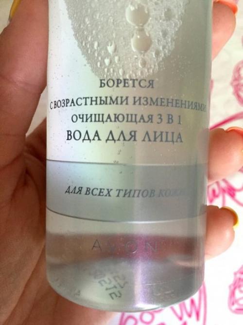 Avon очищающая вода для лица Очищение 3 в 1 серии Anew. 02 Avon очищающая вода для лица Очищение 3 в 1 серии Anew. 02