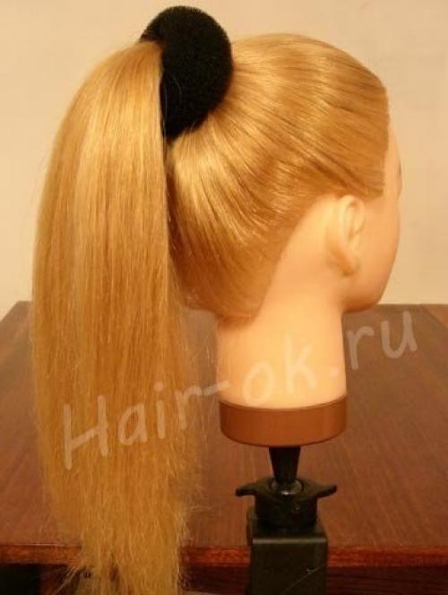 Урок шикарной вечерней прически. 01