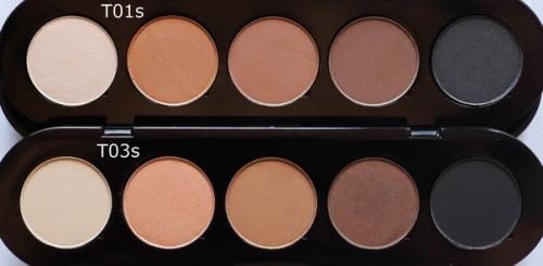 Палетки теней:   - Тёплые тона артикул: T01 S. 01