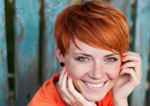 Стрижка пикси.  В переводе с английского, Pixie - фея или эльф. 06