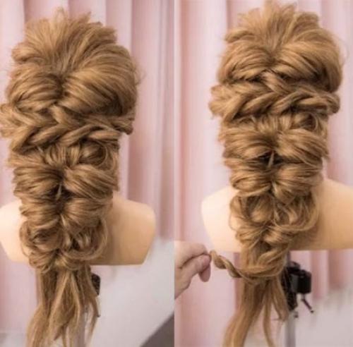 Урок прически.  Возьми на заметку, чтобы сделать такую. 04