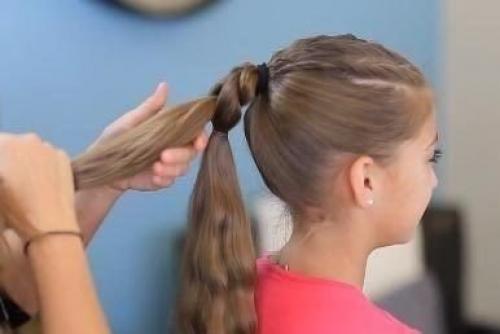 Оригинальная коса: перевернутые сердечки. 03