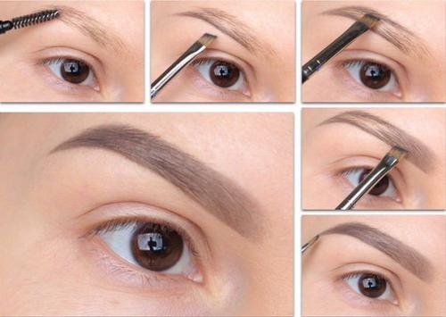 Макияж бровей: как правильно красить брови. 08