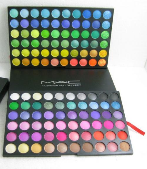 В наличии. Профессиональная палитра теней для век 120 номер 2 логотип МАС. 03