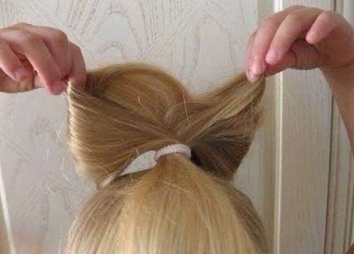 Бант из волос. 02