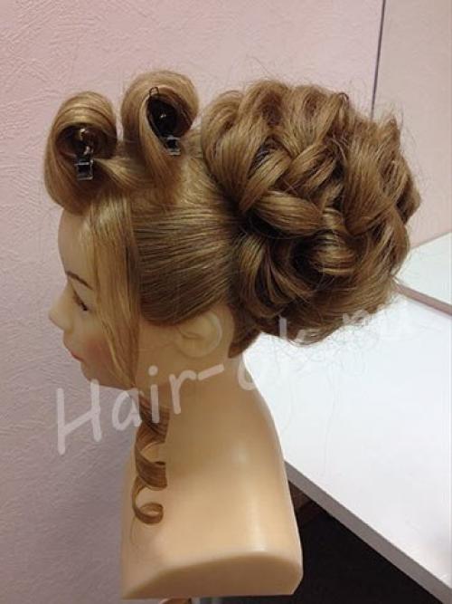 Мастер-класс роскошной вечерней прически. 02