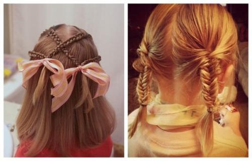 Самый простой и быстрый вариант детской прически для детского сада - французская коса. 02 Самый простой и быстрый вариант детской прически для детского сада - французская коса. 02