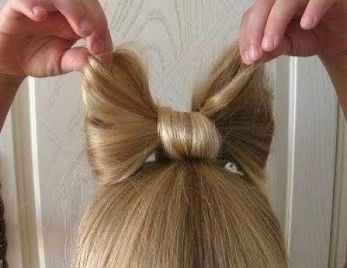 Бант из волос. 07