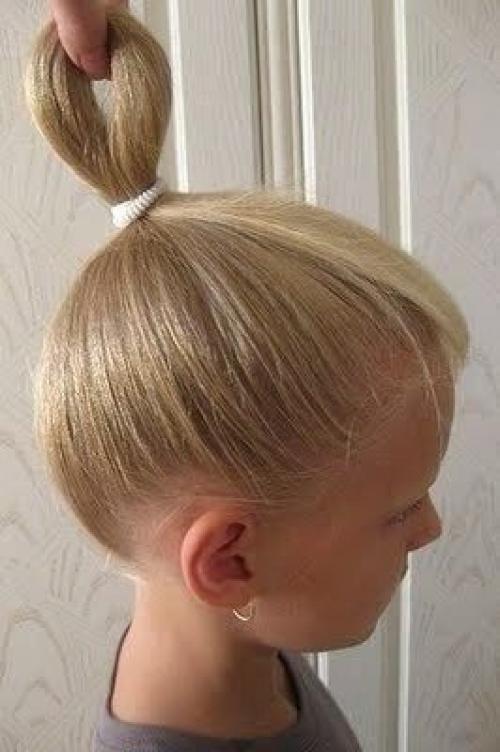 Бант из волос. 01