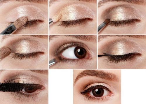 Основные правила макияжа для карих глаз. 02