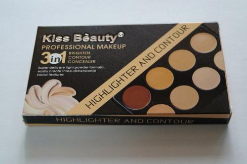 Палетка для контурирования лица Kiss Beauty. 01